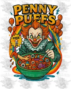 Penny Puffs DTF Transfer