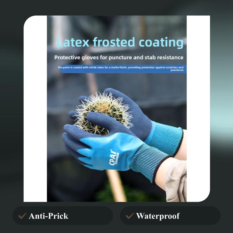 Gardening Gloves Anti-Prick Anti-Puncture Waterproof for Beachcombing, Planting Roses, Weeding, Florists, and Gardeners