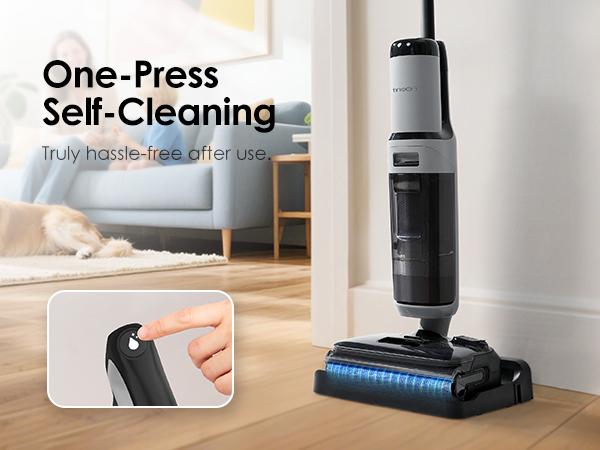 TINECO FLOOR ONE i5 Stretch Wet Dry Vacuum Cleaner 20kPa Powerful Suction 180° Lay-flat Anti-Tangle Dual-sided Edge Cleaning 30 Minutes Runtime Large Capacity Water Tanks