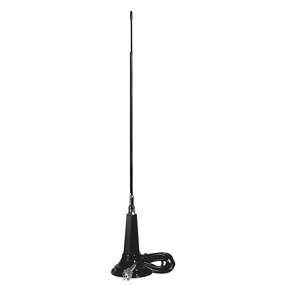 212 MAIN PC36 36-in Base Loaded Metal Whip Antenna - 3" Magnet with Protective Base, 12' Prewired RG58 Cable, 15' Prewired RG58 Cable, PL-259 UHF Connector, 75W Accessories for Phones, Action Cameras (Protection Included)