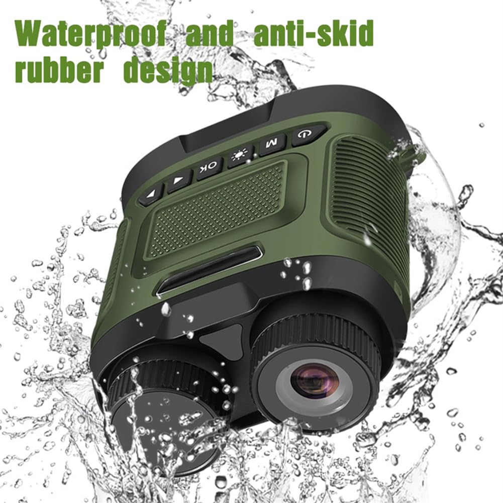 Digital Night Vision Monocular 1080p with IR LED, Handheld Night Goggles for Hunting and Outdoor Use