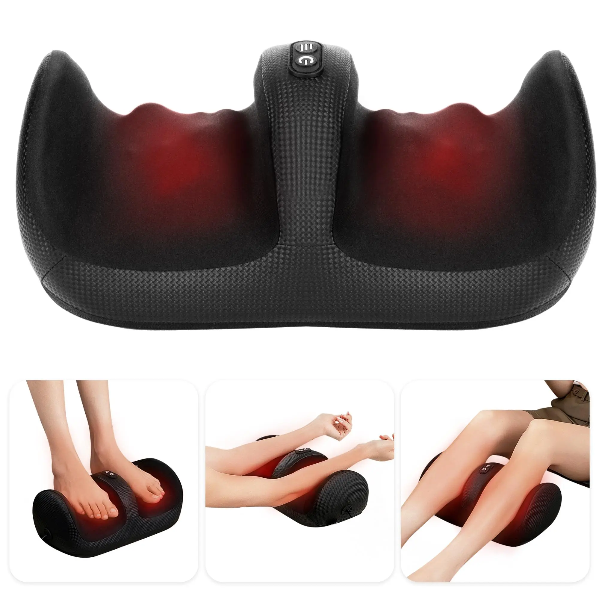 Nekteck Shiatsu Heating Foot Massager, Lightweight Foot Massage with Roller, Ideal for Offices and Home, Father's Day Gift