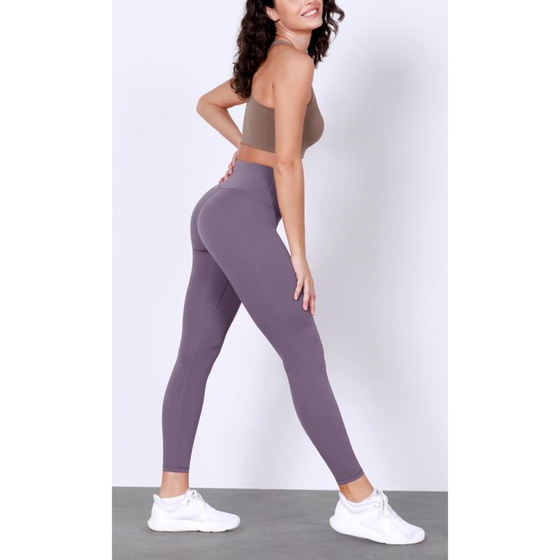 ODODOS Body-Hugging Workout Leggings with Back Pocket for Women, 25" /28" High Waist Yoga Pants
