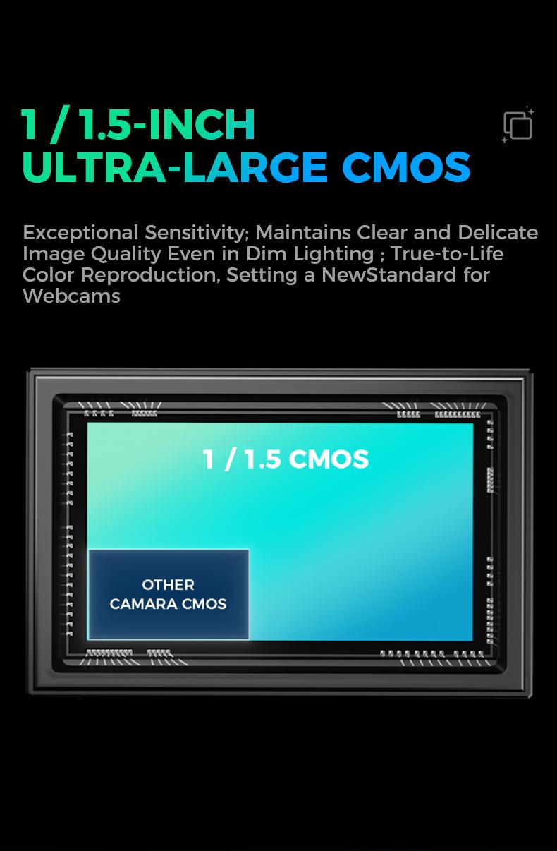 【Hot!!!】OBSBOT Tiny 2 Webcam 4K Voice Control PTZ, AI Tracking Multi-mode & Auto Focus, Web Camera with 1/1.5" Sensor, Gesture Control, 60 FPS, HDR Light Correction, Webcam for PC, Streaming, Conference wyze wirelesscamera videogames