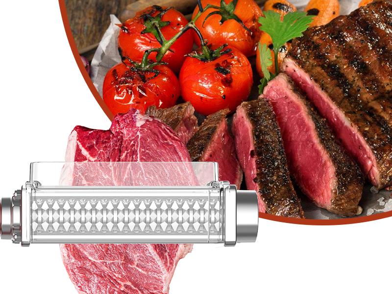 GVODE  Meat Tenderizer Attachment for KitchenAid Mixer, Meat Tenderizer Machine with Stainless Steel Gears, Compatible with KitchenAid Mixer,Utensils
