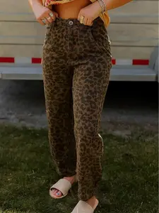 Cheetah Print Jeans