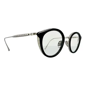 Chrome Hearts Romantical Glasses Black Silver