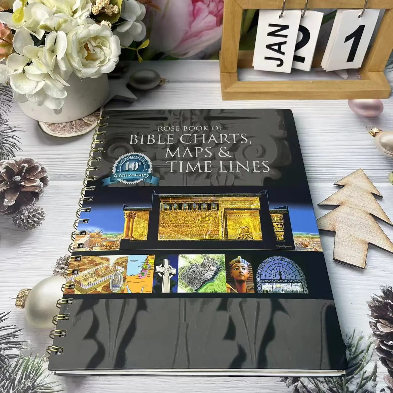Biblical Timeline Made Easy: Rose 10th Anniversary Collector's Edition (6th Gen Upgrade, Maps, Visual Charts) - Essential Biblical Resources for Study Guide, Group Sessions