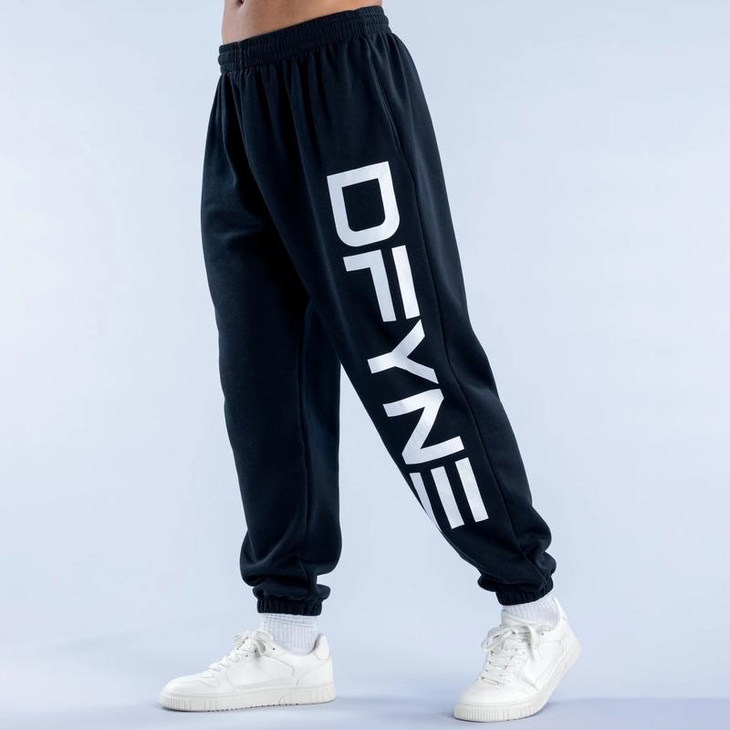 Signature Men's Cuffed Jogger - Oversized Fit with Side Pockets - 65% Cotton 35% Polyester - Cool Wash Separately