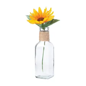 Bulk Rustic Sunflower Centerpiece Kit for 24 Tables
