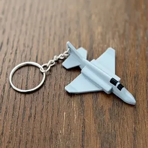 F-4 Phantom Keychain  – Shiny Airplane Keychain | Pilot Gift | Aviation Accessory | Military Jet Keyring |