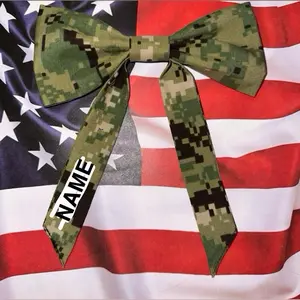 U.S. Navy custom name hair bow