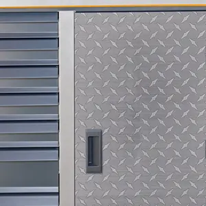 Diamond Plates Peel and Stick Wallpaper Tiles - 24 Pack