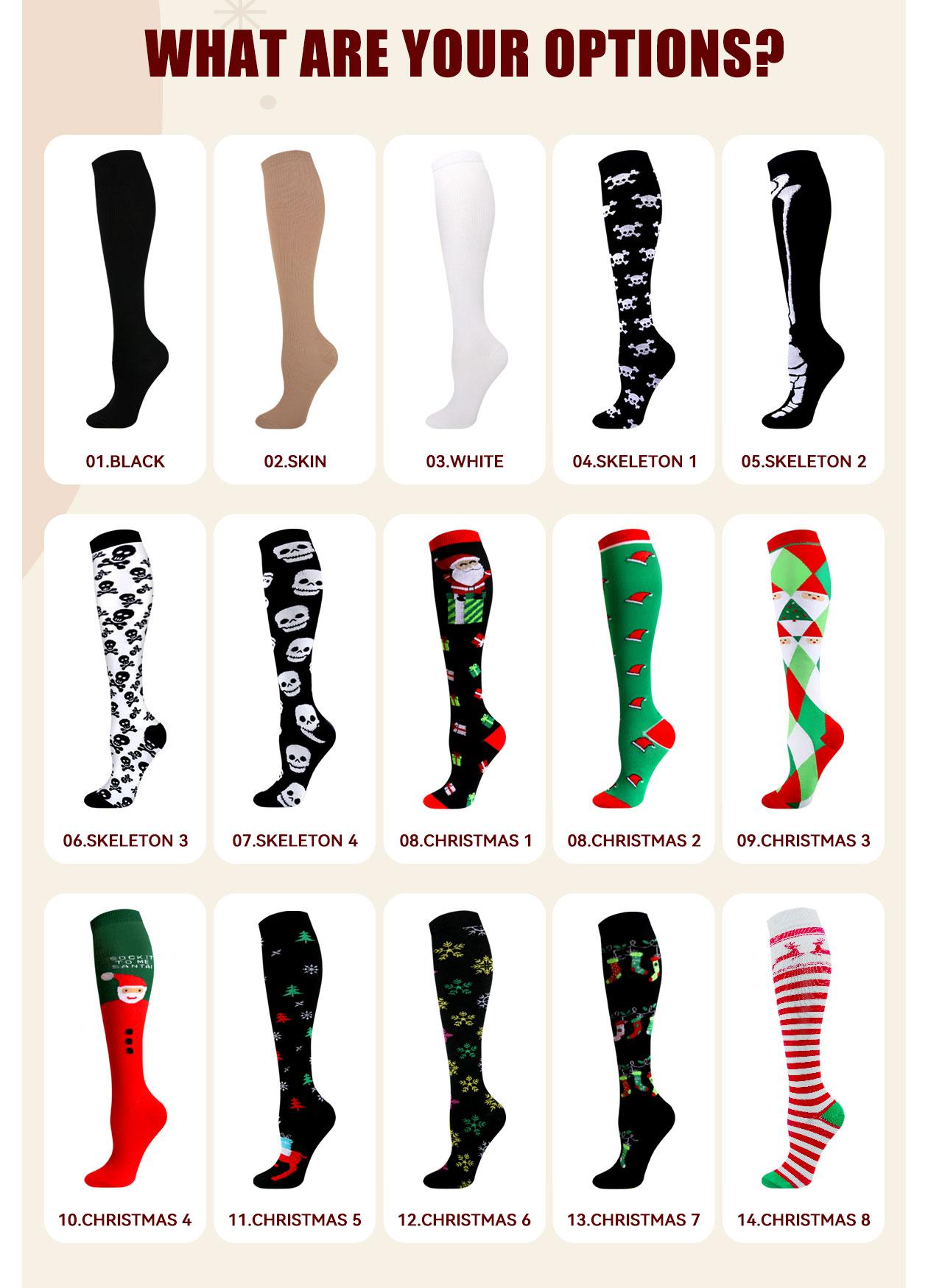 SHOWITTY 2 Pairs Plus Size Breathable Casual Sports Socks for Women & Men - Knee High Stockings for Party Daily & Travel Wear