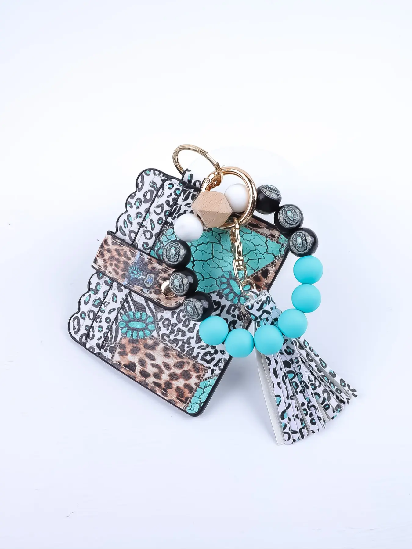 Bohemian Style Beaded Bag Pendant Keychain for Bags Keyring, Colorful Pearl Design, Vintage & Artistic Look, Easy to Wear, Perfect Gift for Friends, Mom, Holidays