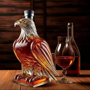 Eagle shaped whiskey bottle