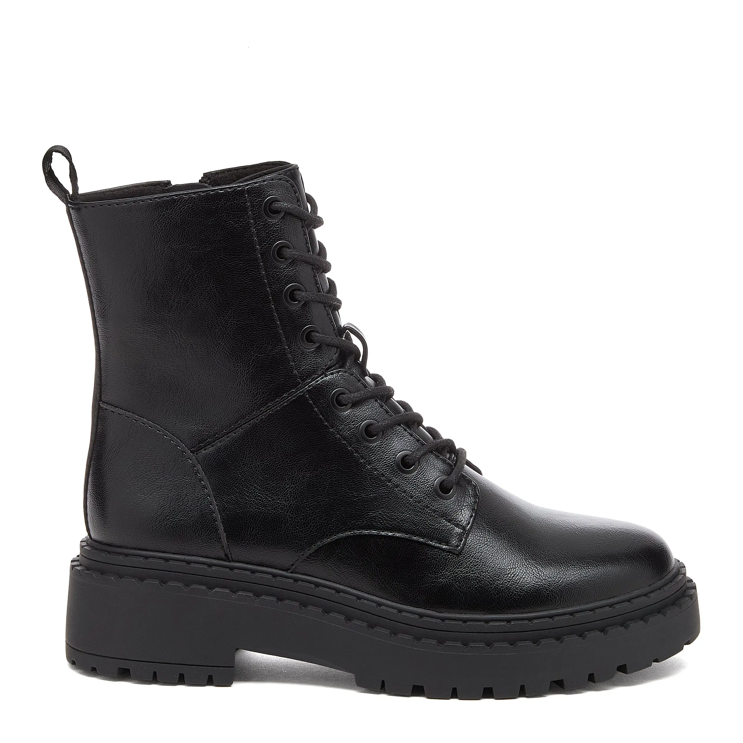 Prima Black Combat Boots