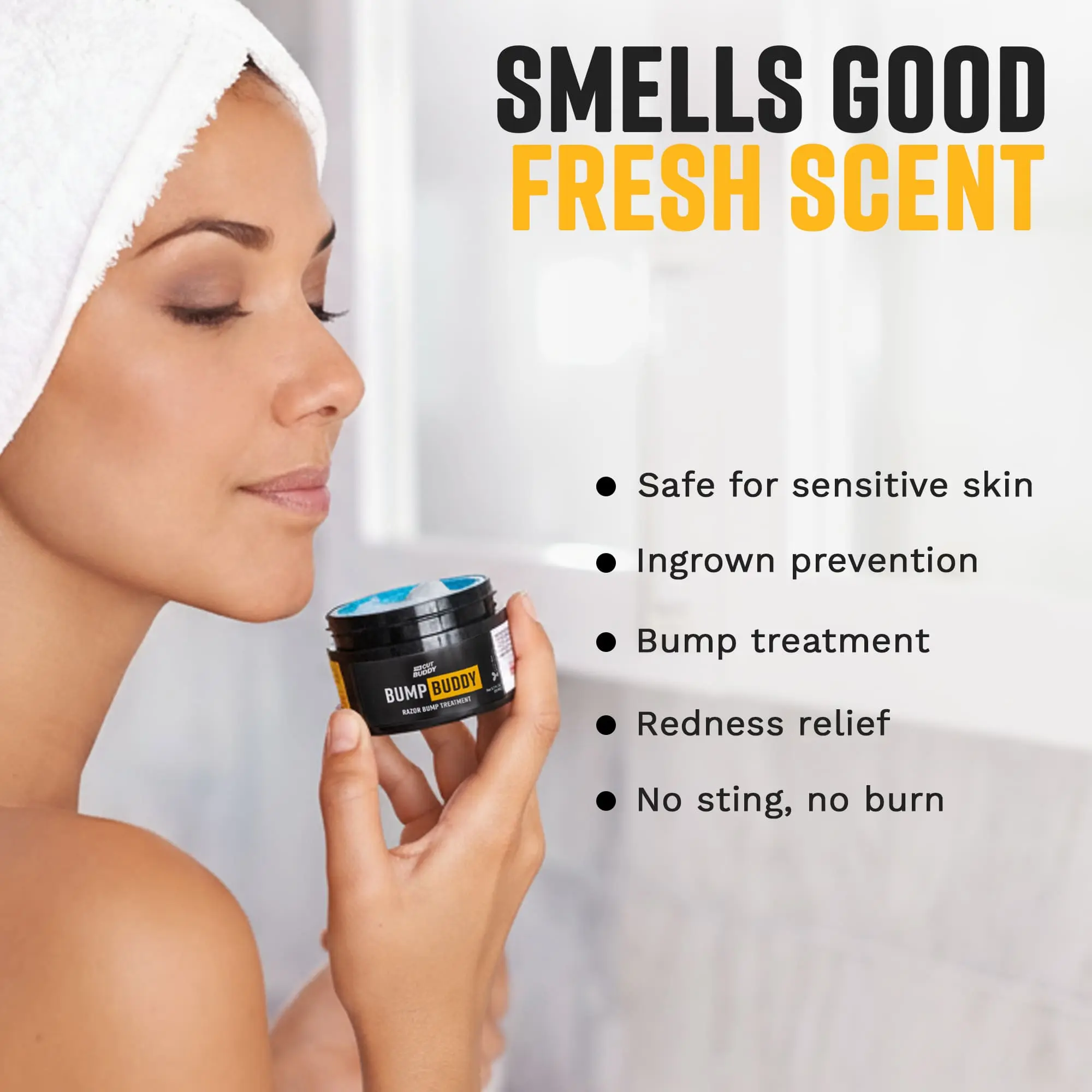 Bump Buddy Razor Bump Treatment 50 ML Aftershave Prevention Cream with Aloe  Vera Argan Shea Jojoba Oils for Comfort Cleansing Foam Cleanser - TikTok  Shop