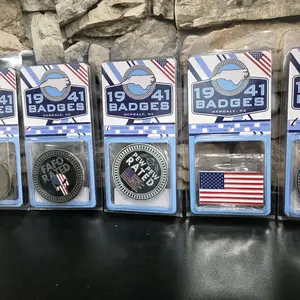 Freedom Forged Collection - 4 Metal Emblems + 1 coin