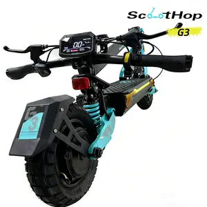 SCOOTHOP G3/G3pro Electric Scooter for Adults 1200W/1200W*2 Motor 40-Mile Range 34 MPH 10" Tires Foldable Frame Dual Disc Brakes Off-Road E-Scooter for Commuting & Fitness TikTokShopNewYear SpringStatements