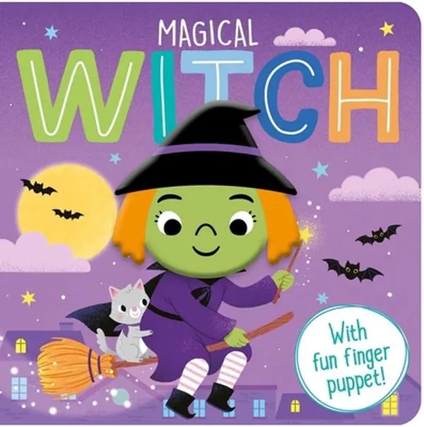 Used Igloobooks Magical Witch Finger Puppet Board Book - Interactive Educational Toy for Kids Ages 0-4 (School & Educational Supplies)
