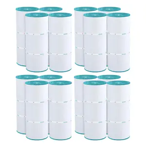 Hurricane 16 Pack Replacement Spa Filter Cartridge for Hayward SwimClearC2030