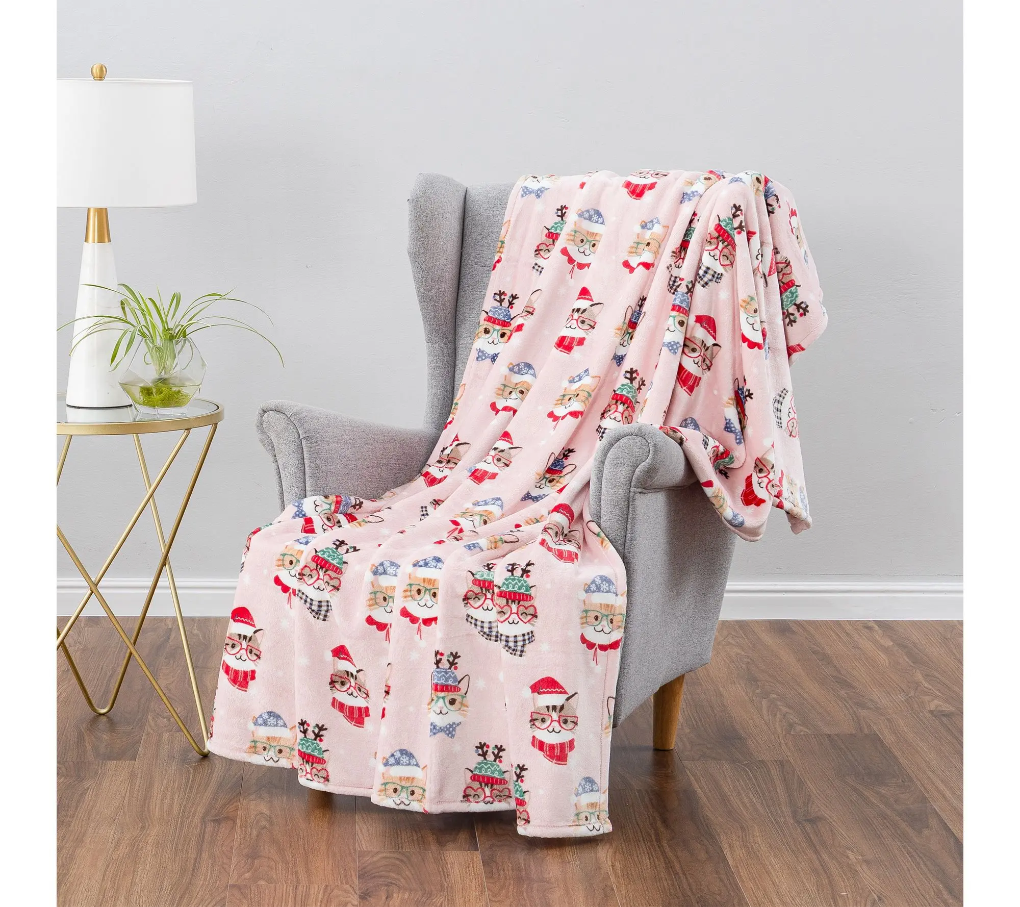 Berkshire 60x70 Whimsical Holiday Throw