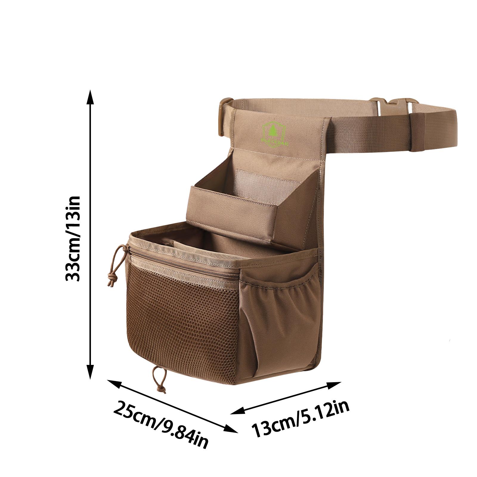 600D Nylon Upgraded Ammo Shell Pouch – Double Layer Waist Bag for 12/20 Gauge Shooting & Hunting