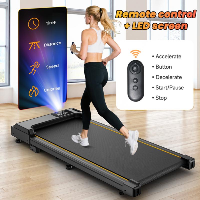 【SalesBOOM】 Walking Pad with 15°Incline,Remote Control, LED Display, Portable Under Desk Treadmill for Small Spaces, Home/Office Exercise Equipment Fitness Workout Calories 【SalesBOOM】 Walking Pad with 15°Incline,Remote Control, LED Display, Portable Under Desk Treadmill for Small Spaces, Home/Office Exercise Equipment Fitness Workout Calories