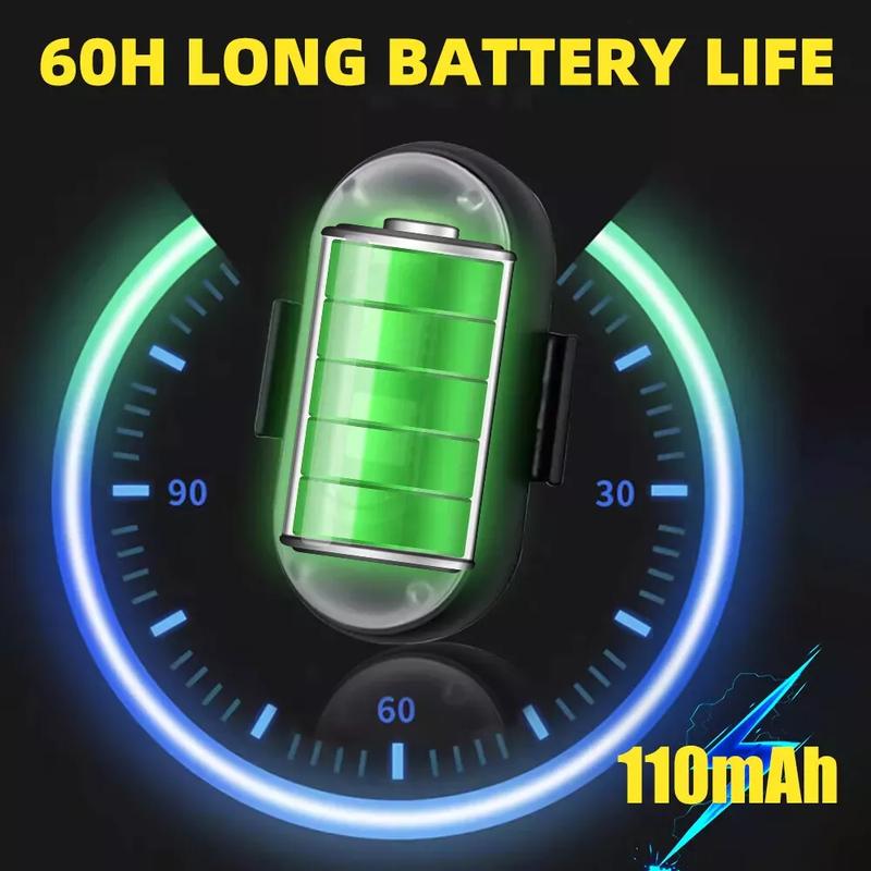 6 PCS LED strobe and position warning lights for automotive, motorcycle, and aircraft applications, including airplanes and helicopters. Features wireless control and high-visibility flash patterns underglow