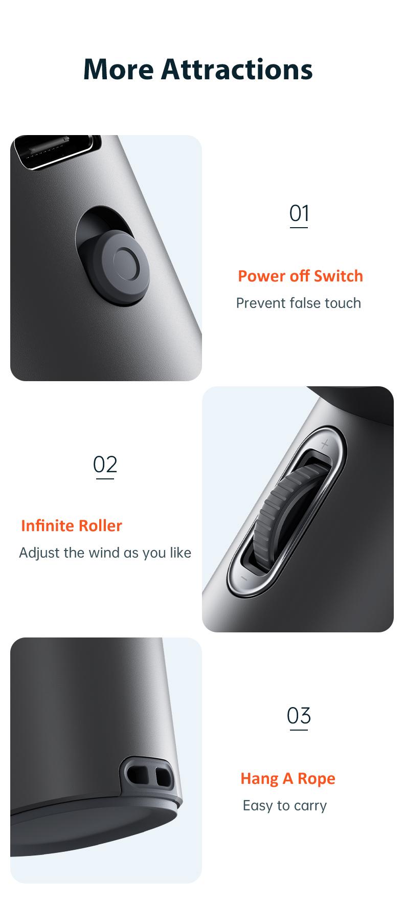 JISULIFE Handheld Fan Pro1S - 5000mAh Rechargeable, Metal Body, Digital Display, Turbo 9 m/s, 3-15h Cooling, USB Fast Charging, Travel/Outdoor JISULIFE Handheld Fan Pro1S - 5000mAh Rechargeable, Metal Body, Digital Display, Turbo 9 m/s, 3-15h Cooling, USB Fast Charging, Travel/Outdoor