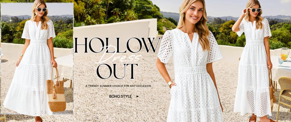 ZESICA Women's 2026 Summer Short Sleeve Maxi Dress Casual V Neck Hollow Out Eyelet Ruffle Swing A Line Long Dresses ZESICA Women's 2026 Summer Short Sleeve Maxi Dress Casual V Neck Hollow Out Eyelet Ruffle Swing A Line Long Dresses