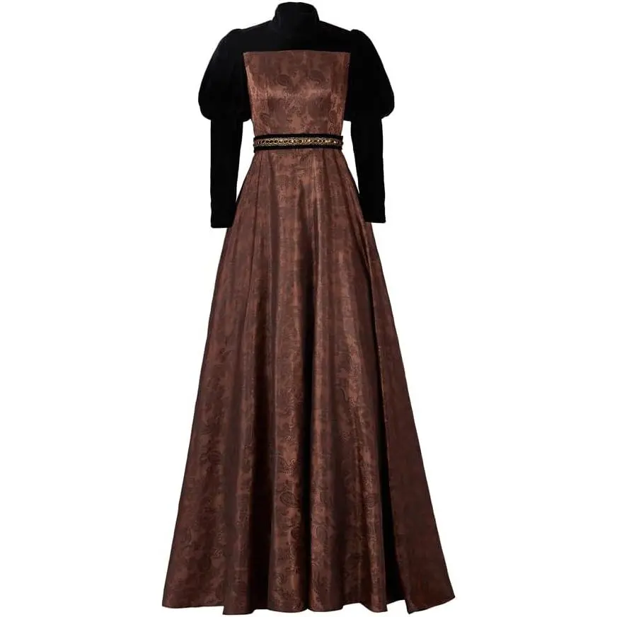 What We Do in the Shadows Nadja Cosplay Dress Victorian Gothic Vampire Costume Halloween Outfit for Women