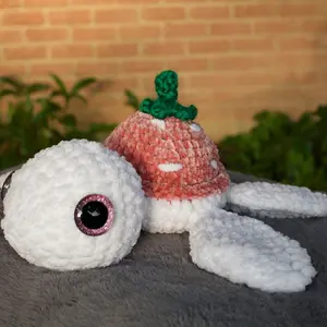The Original Crochet Strawberry Turtle