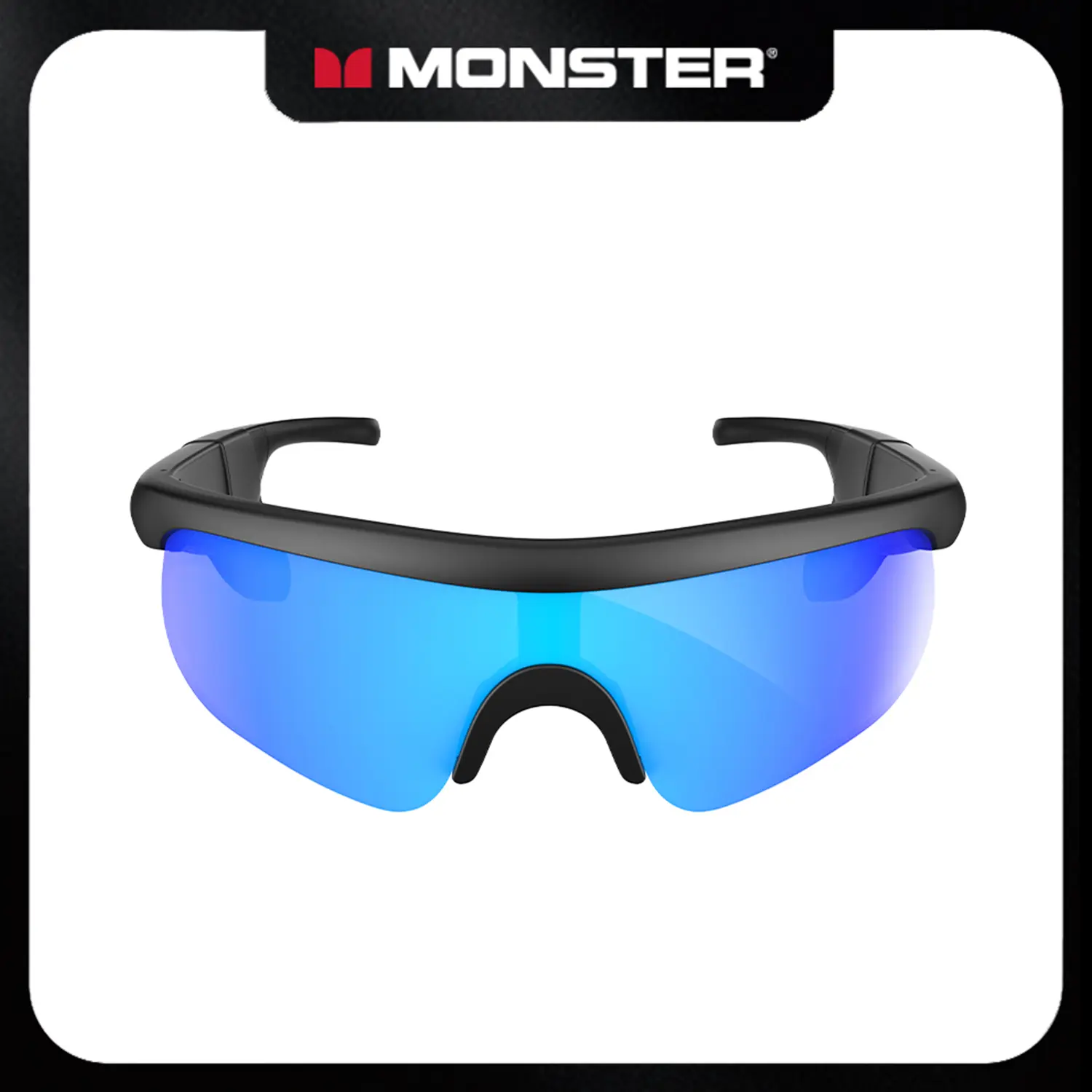 Monster AI Multifunctional Smart Glasses, Wearable Device with Hi-Fi Sound Bluetooth 6.0, Wireless Audio Glasses for Music & Calls, Noise Reduction, UV Protection, Lightweight Tech Gadget Gifts for Boyfriend - SummerWins-DealsForYouDays, Wearable Devices,