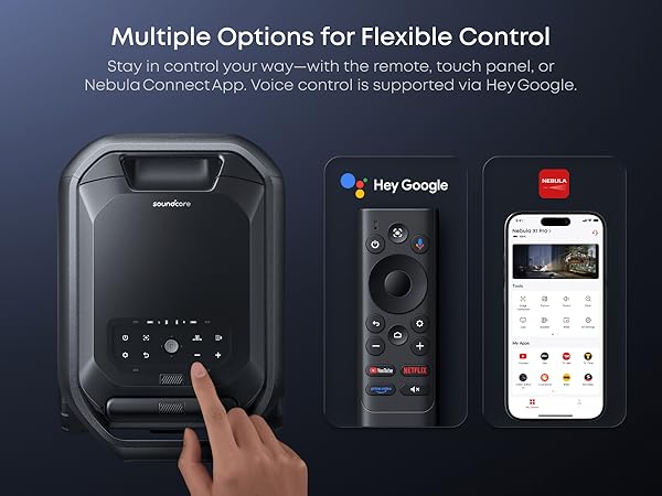 Nebula X1 Pro Triple Laser 4K Home & Outdoor Cinema Projector, 3500 ANSI Lumens Mobile Theater, 7.1.4 Spatial Sound, Official Dolby Atmos, Optical Zoom, 56000:1 Contrast, Intelligent Setup Nebula X1 Pro Triple Laser 4K Home & Outdoor Cinema Projector, 3500 ANSI Lumens Mobile Theater, 7.1.4 Spatial Sound, Official Dolby Atmos, Optical Zoom, 56000:1 Contrast, Intelligent Setup