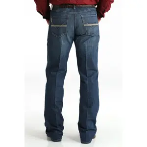 Cinch Men's Grant Relaxed Fit Jeans-Dark Stonewash