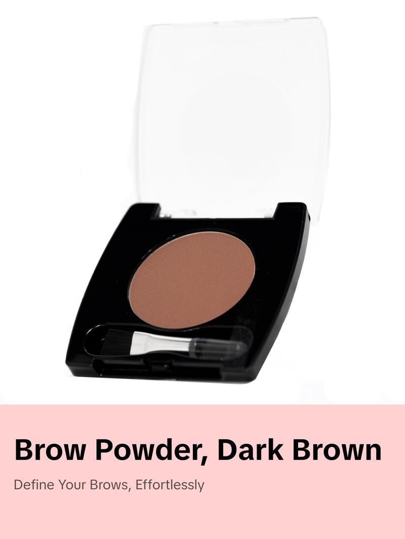 Palladio Brow Powder, Soft and Natural Formula, Includes Applicator Brush, 4 Shades Available, Travel-Friendly, Cruelty-Free, Paraben-Free, Gluten-Free, Vegan, Dark Brown Palladio Brow Powder, Soft and Natural Formula, Includes Applicator Brush, 4 Shades Available, Travel-Friendly, Cruelty-Free, Paraben-Free, Gluten-Free, Vegan, Dark Brown
