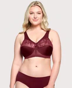 MagicLift Original Support Bra Burgundy