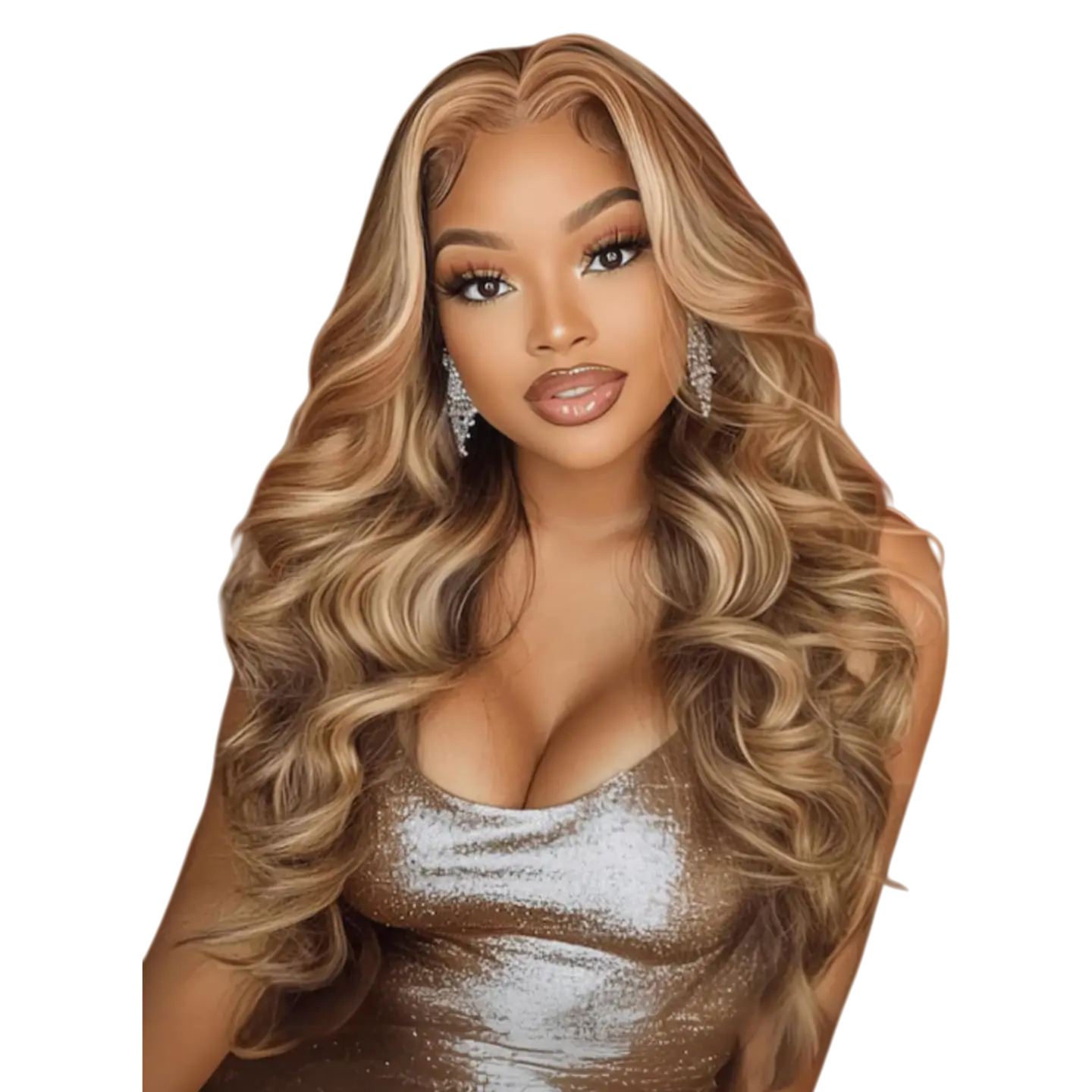 [Blend] YMSGirl 24" 6x4 HD Lace Loose Body Wave Wig – Blended Human Hair, Natural Look, Comfortable Fit, Perfect for All Occasions #SummerVibes