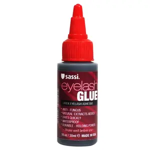 Sassi Eyelash Glue Dark 1 oz / 30 ml | Quick-Drying Sassi Eyelash Glue Dark 1 oz / 30 ml | Quick-Drying