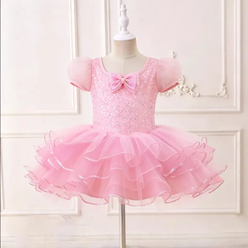 open lace back dress Kids Green Girls' Satin Party Dress Green Solid Color Wedding Mesh Princess Ballroom Dress, Tulle Dress Flower Girl's Dress Summer Spring Fall 5-6