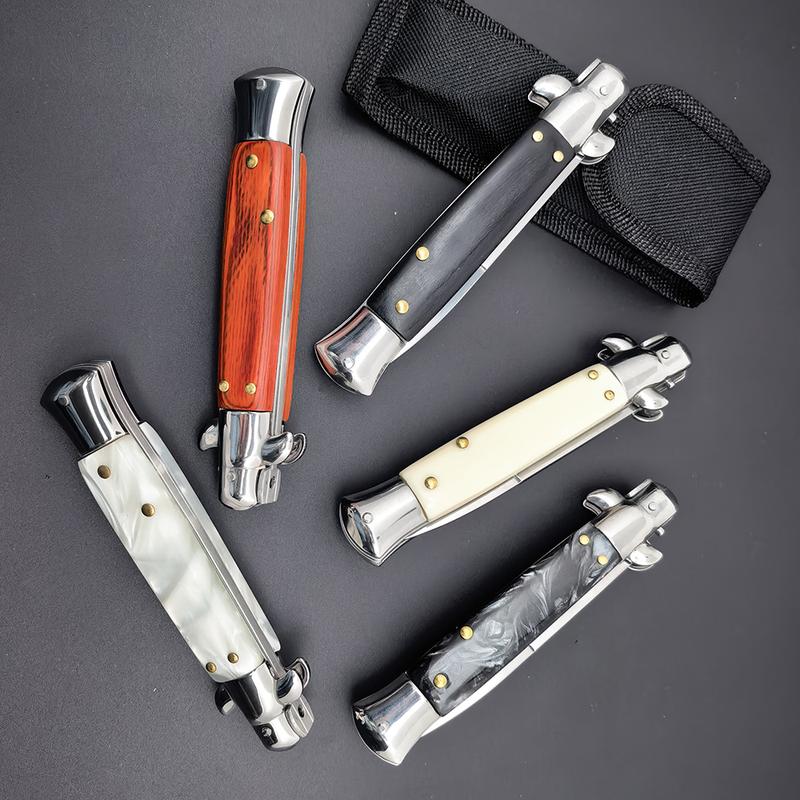 9-inch pocket knife, outdoor EDC folding knife, outdoor survival equipment, sharp blade, non slip handle, suitable for outdoor camping, fishing tools, barbecue and other purposes, holiday gifts for men and women 9-inch pocket knife, outdoor EDC folding knife, outdoor survival equipment, sharp blade, non slip handle, suitable for outdoor camping, fishing tools, barbecue and other purposes, holiday gifts for men and women