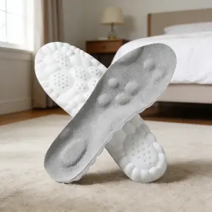 Soft Memory Foam Cushioning Insoles - 4D Cloud-Like Comfort Soles for Men - Trim to Fit Steppers Insoles with Arch Support for Foot Pain Relief & Fatigue Reduction