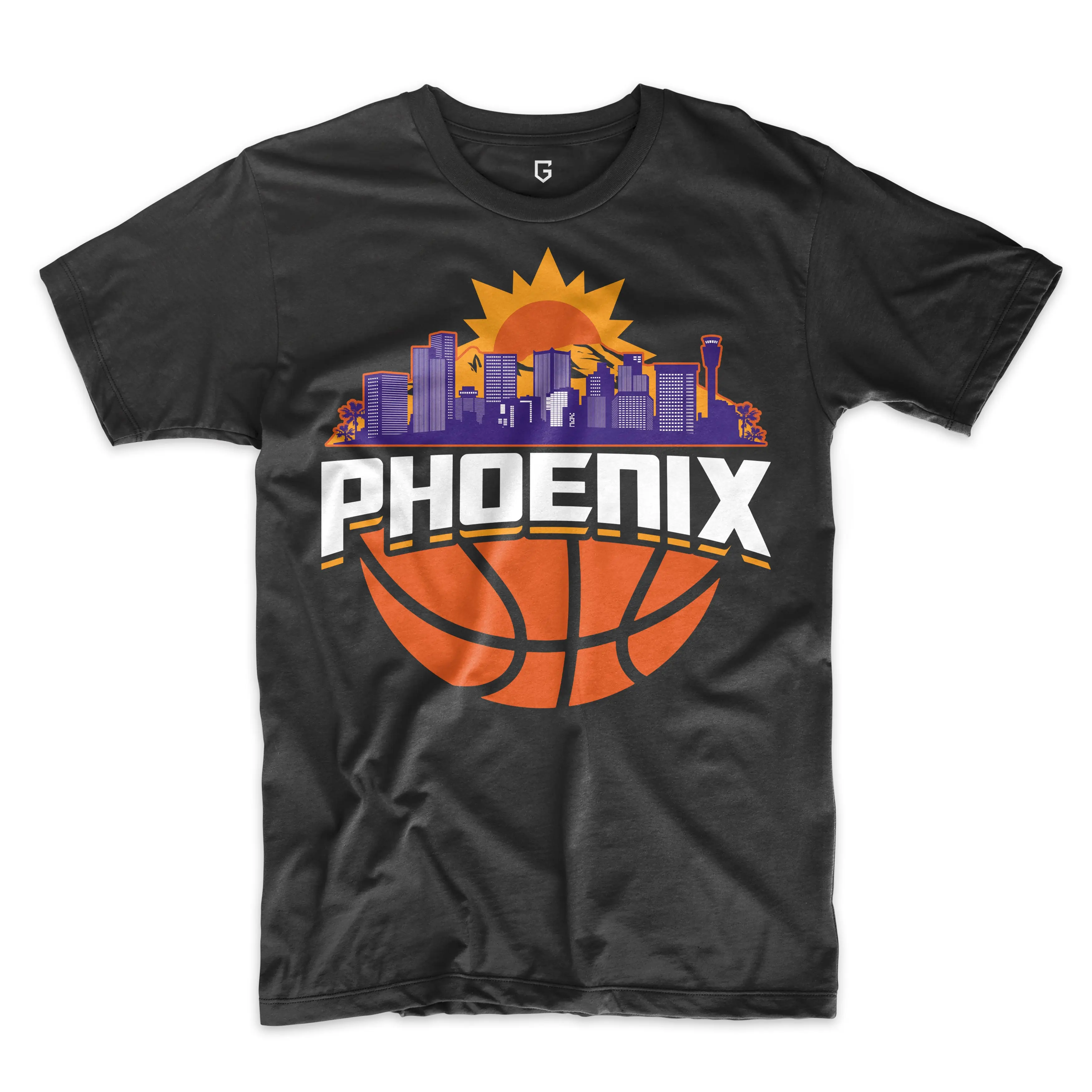 Phoenix Suns Basketball Skyline Men's T-Shirt