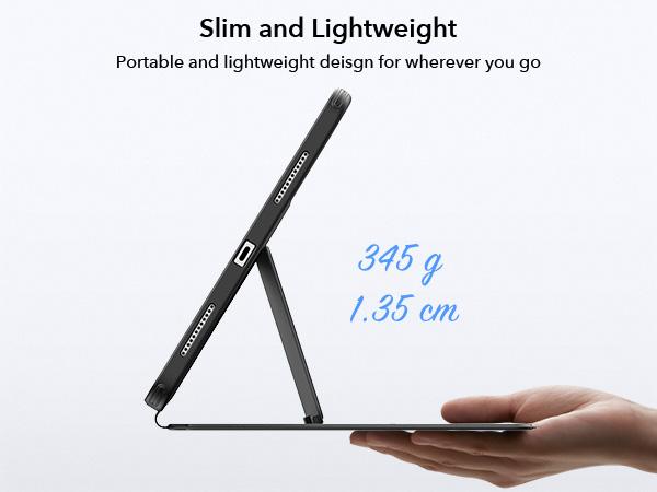 ESR for iPad A16/10th Gen Case, iPad Pro 11/13 inch& iPad Air 11/13 inch Case, Ultra-Stable Case with Pencil Holder, Multi Stand Angles, Flip Magnetic Series