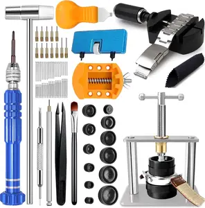 Watch Repair Kit, Watch Press Tool Set, Watch Battery Replacement Tool Kit, Watch Link Removal Kit, Watch Case Opener, Watch Band Replacement Tool, Watch Repair Screwdriver, Tweezers