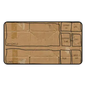 Homeless Man TCG Playmat Funny Play Mat Neoprene Game Mat Cardboard Design Gaming Mouse Pad Team Mousepad Gaming Funny Playmat