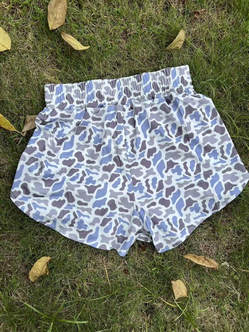 Camouflage Fitted Viral Women's Camo Shorts Comfortable Fit Everyday Style Machine Washable Versatile Design Womenswear Bottom Casual