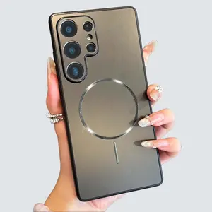 Samsung Galaxy Full Coverage Lens Shockproof  Phone Case for Samsung Galaxy S25 S24 S23 Plus Ultra  Dustproof Magnetic for Girls & Boys Wireless MagSafe Accessories